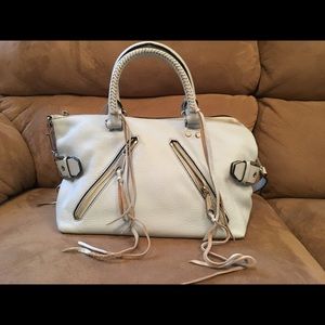 Rebecca Minkoff Medium Moto Bag (ice blue)